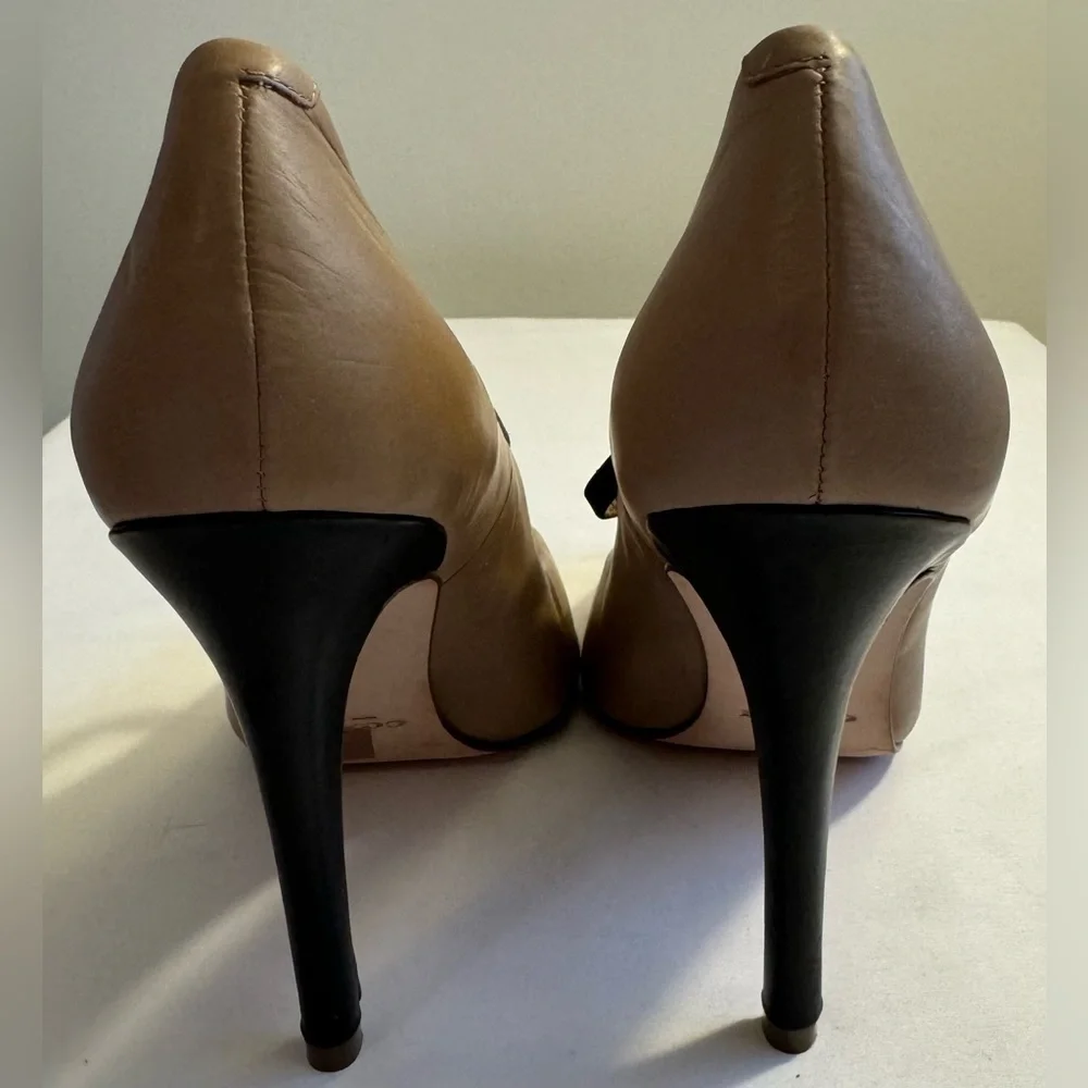 Coach Women’s Fulton T-Strap Leather Pumps Size 8M - Picture 5 of 9